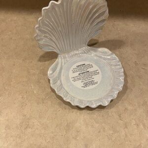 Bath and Body Works Iridescent Shell candle holder